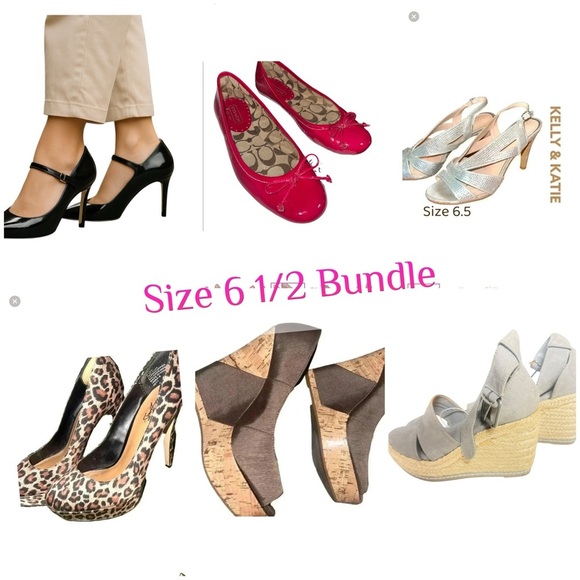 Bundle of Beautiful Shoes -Size 6 1/2 - Picture 1 of 14